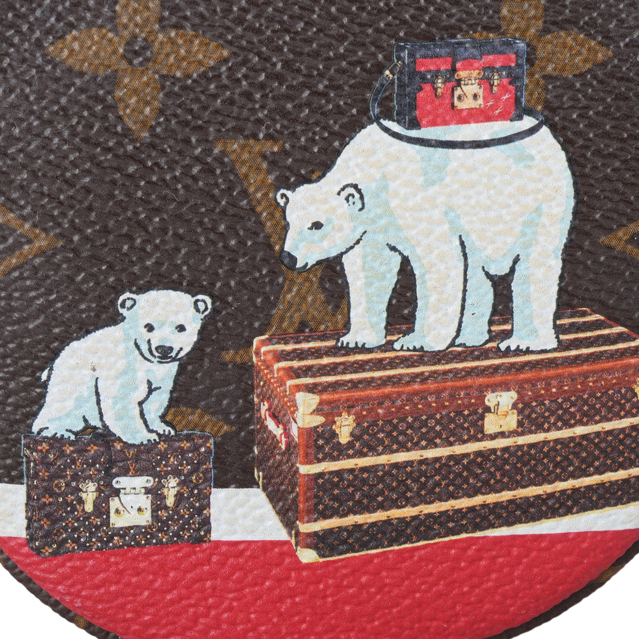 LOUIS VUITTON(USED)루이비통 북극곰 프린팅 코인퍼스
